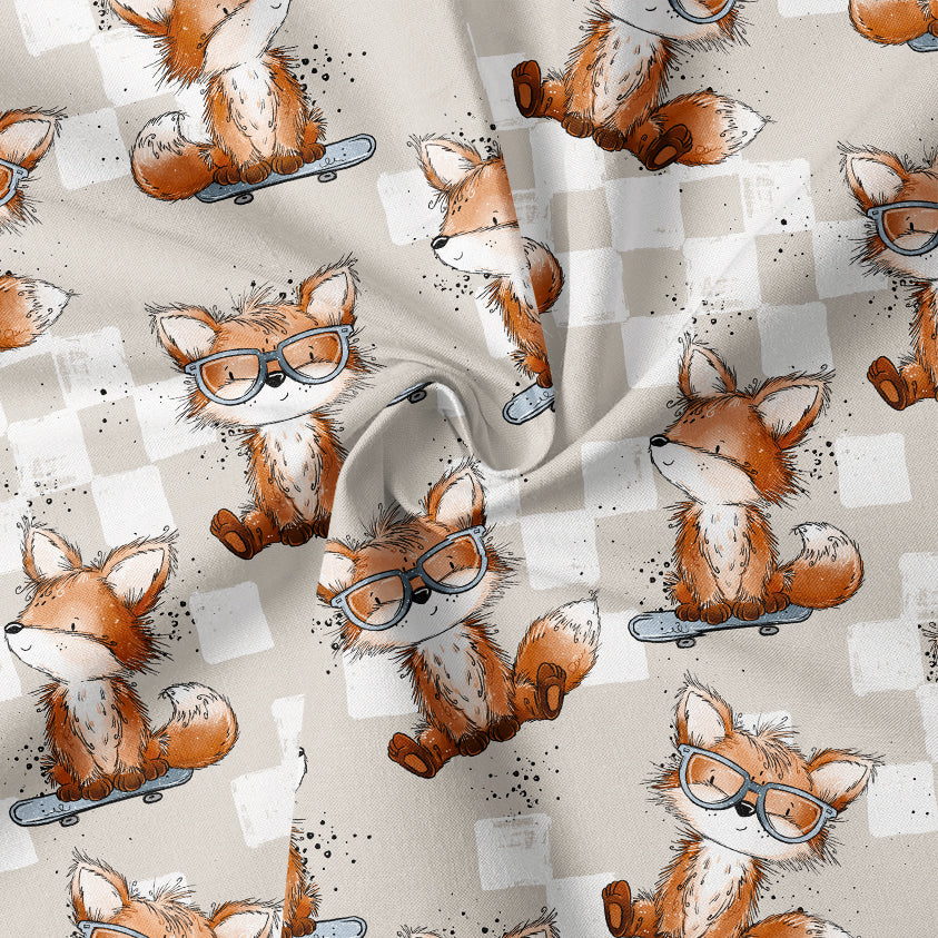 0.5m BIO French Terry Fuchstag