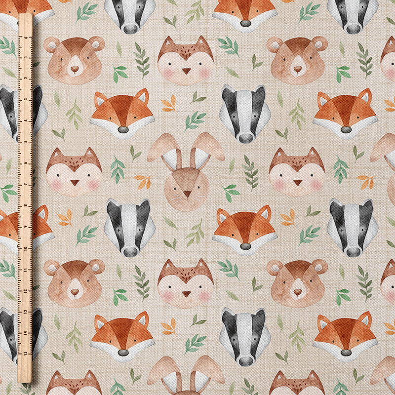 0.5m BIO French Terry Furry Woodland *VORBESTELLUNG*