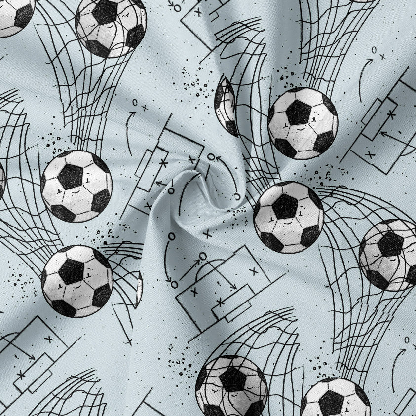 0.5m Biojersey Fussball blau