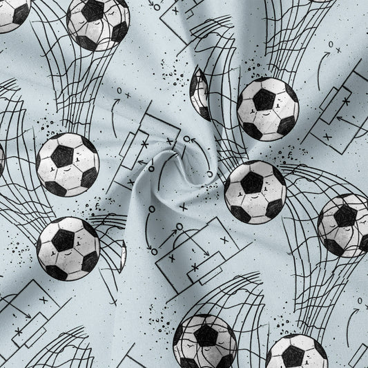0.5m Biojersey Fussball blau