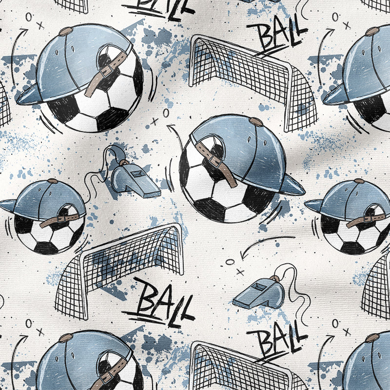 0.5m BIO French Terry Fussball Scratch
