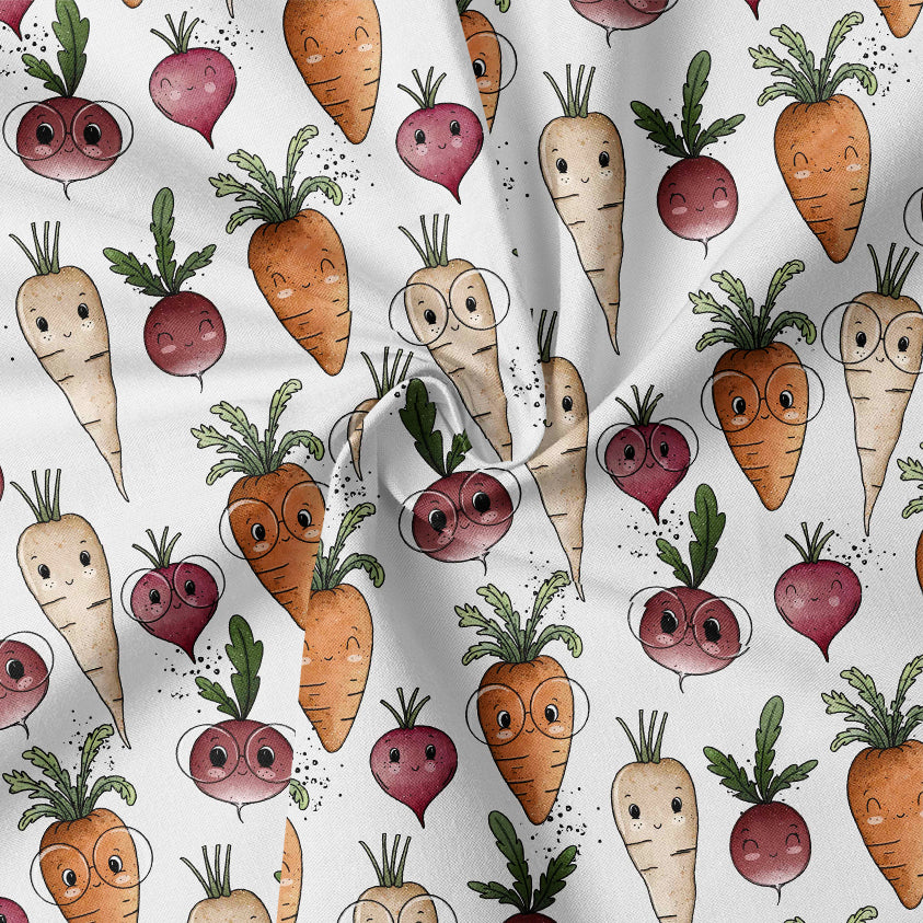 0.5m BIO French Terry Gemüse-Party