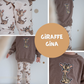 Chenille Patch: Giraffe Gina | 11x7,5cm