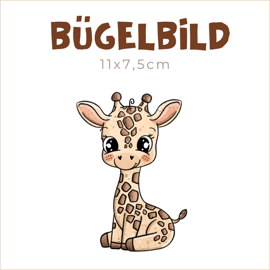 Bügelbild Giraffe Gina | 11x7,5cm