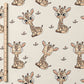 0.5m BIO French Terry Giraffe Gina