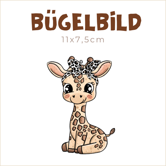 Bügelbild Giraffe Gina Leo | 11x7,5cm