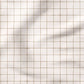 RESTSTÜCK 130cm BIO French Terry Grid ecru-braun