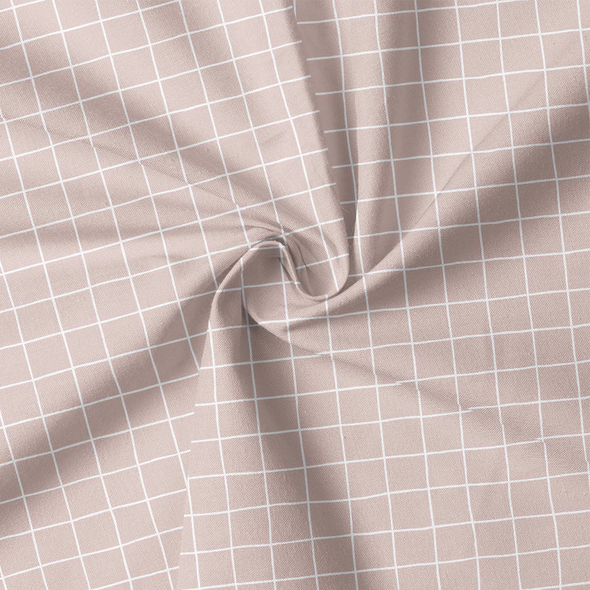 0.5m Biojersey Grid blush *COMING SOON*