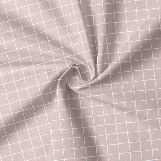 0.5m Biojersey Grid blush *COMING SOON*