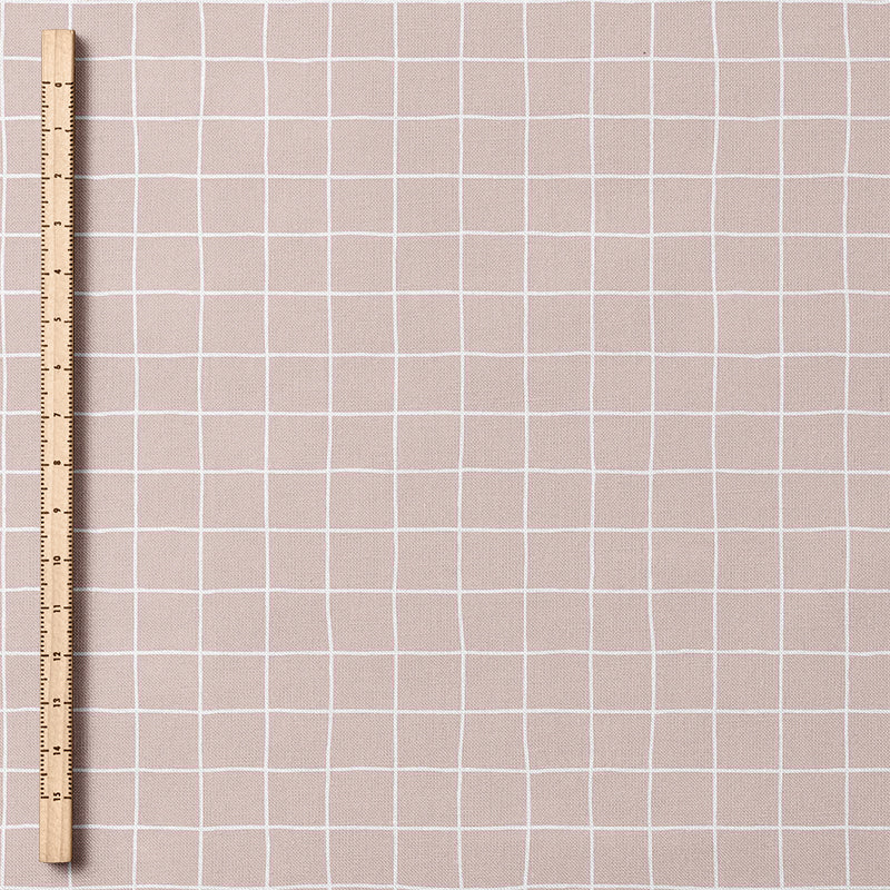 0.5m Biojersey Grid blush *COMING SOON*