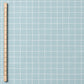 0.5m Baumwolle Grid sky *VORBESTELLUNG: Lieferzeit 4-6 Wochen*
