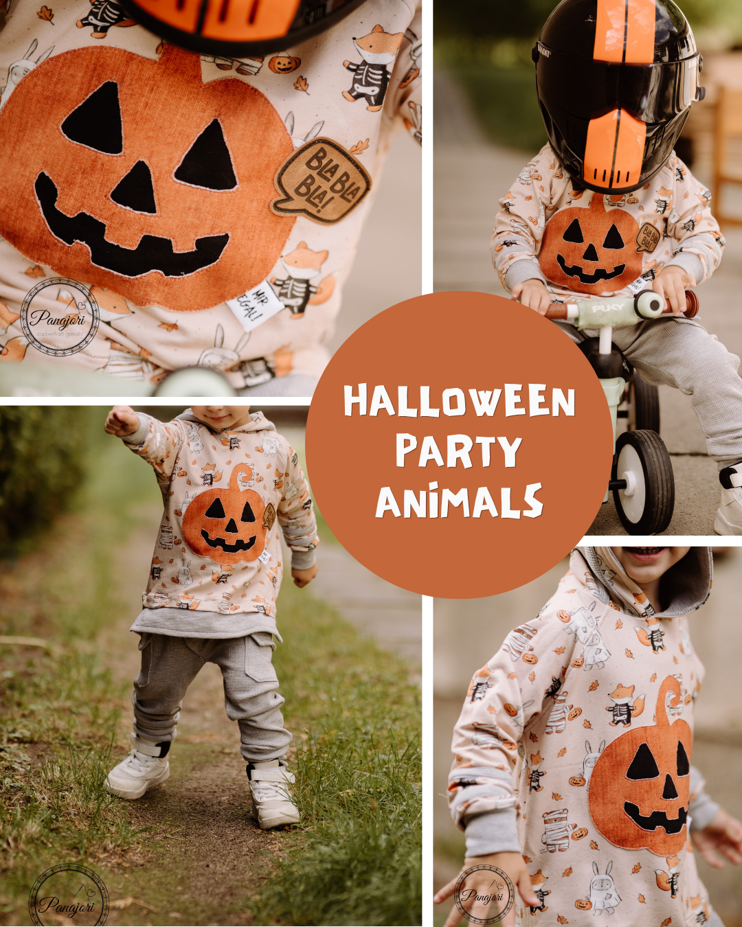 0.5m Jersey Halloween Party Animals