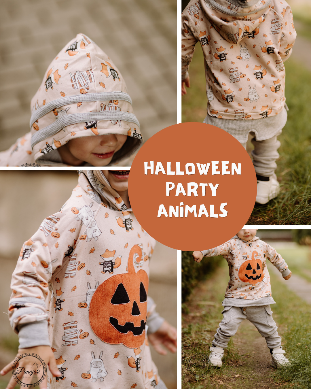 0.5m Jersey Halloween Party Animals