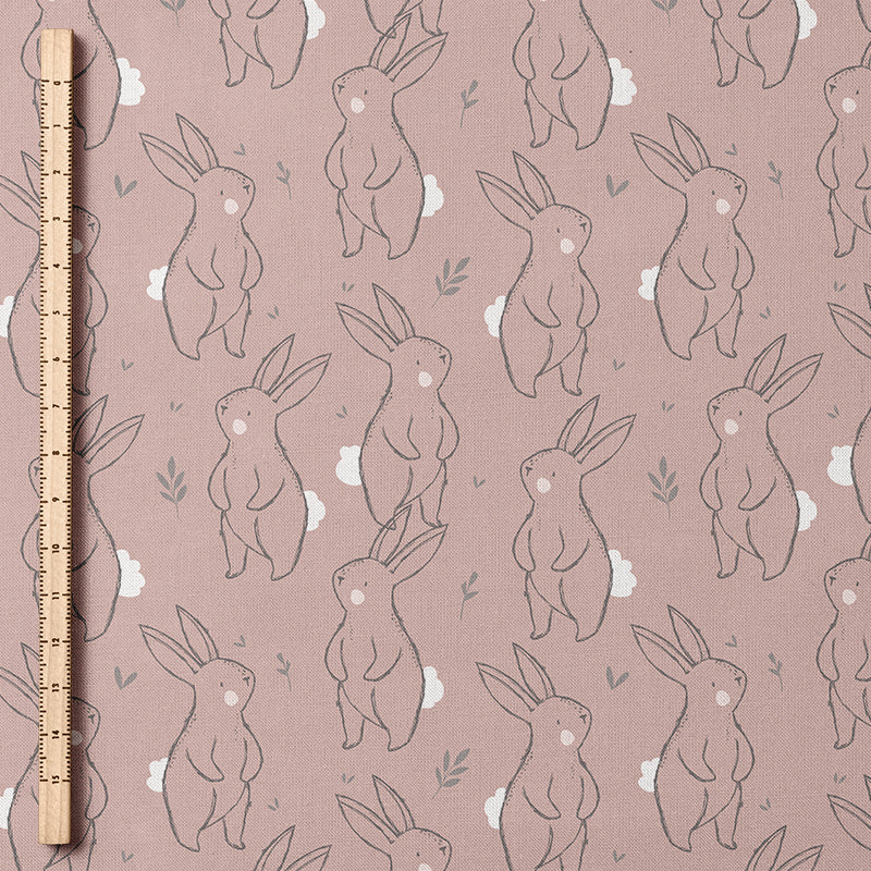 0.5m BIO French Terry Hase Heather *VORBESTELLUNG*