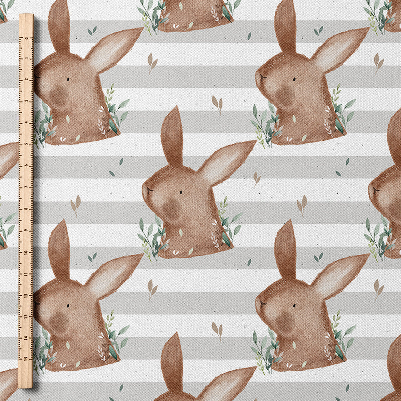 0.5m BIO French Terry Hase Neville Gray *VORBESTELLUNG*