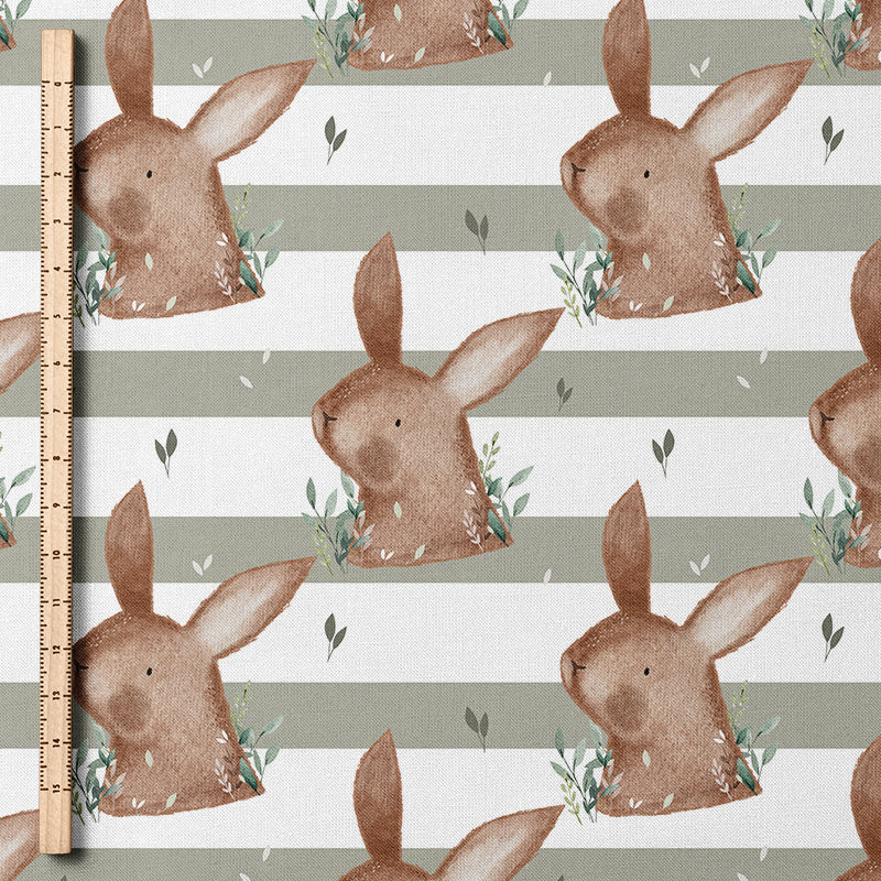 0.5m BIO French Terry Hase Neville Tea *VORBESTELLUNG*