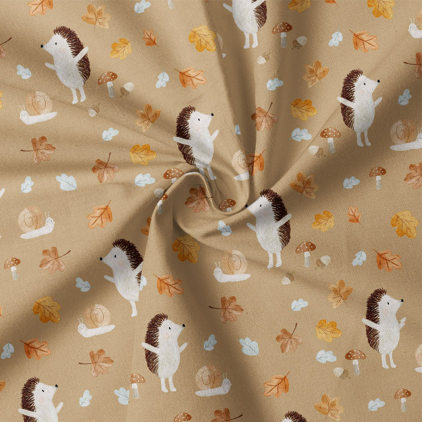 0.5m BIO French Terry Hedgedog and the Leaves *COMING SOON*