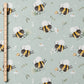 0.5m BIO French Terry Hello Spring chalk *STOFFÜBERSICHT*