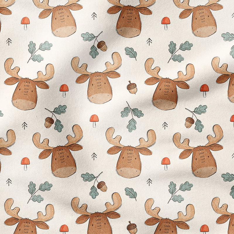 0.5m BIO French Terry Herbst-Elch im Wald *COMING SOON*