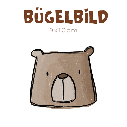Bügelbild Herbsties Bär | 9x10cm
