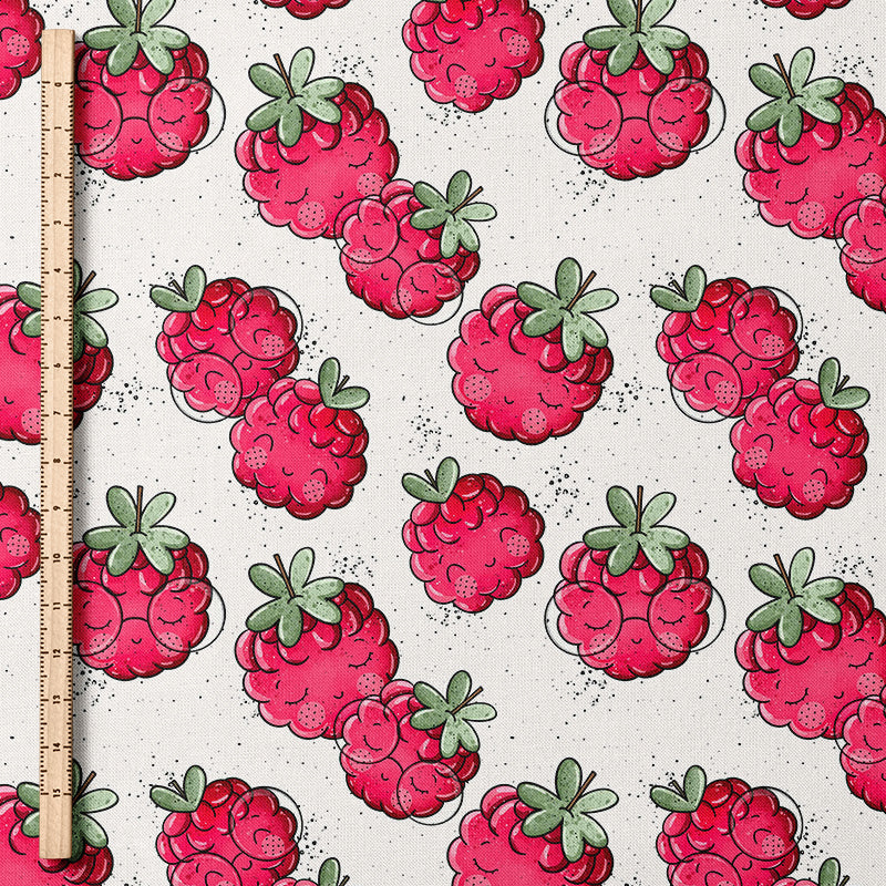 0.5m BIO French Terry Himbeere