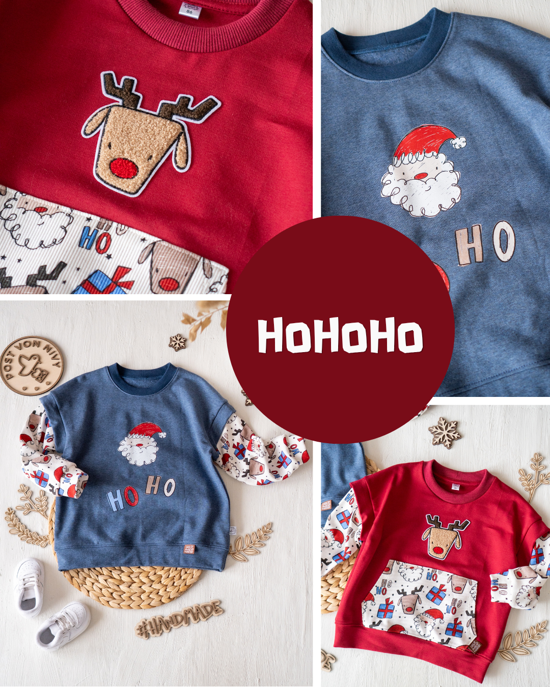 Chenille Patch: Hohoho | 9x9cm