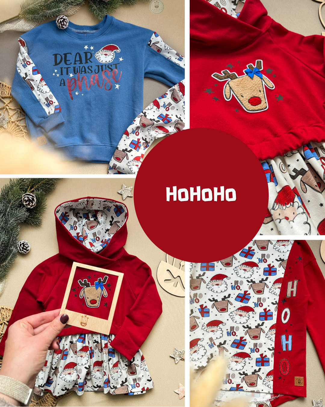 Bügelbild Hohoho | 10x9cm