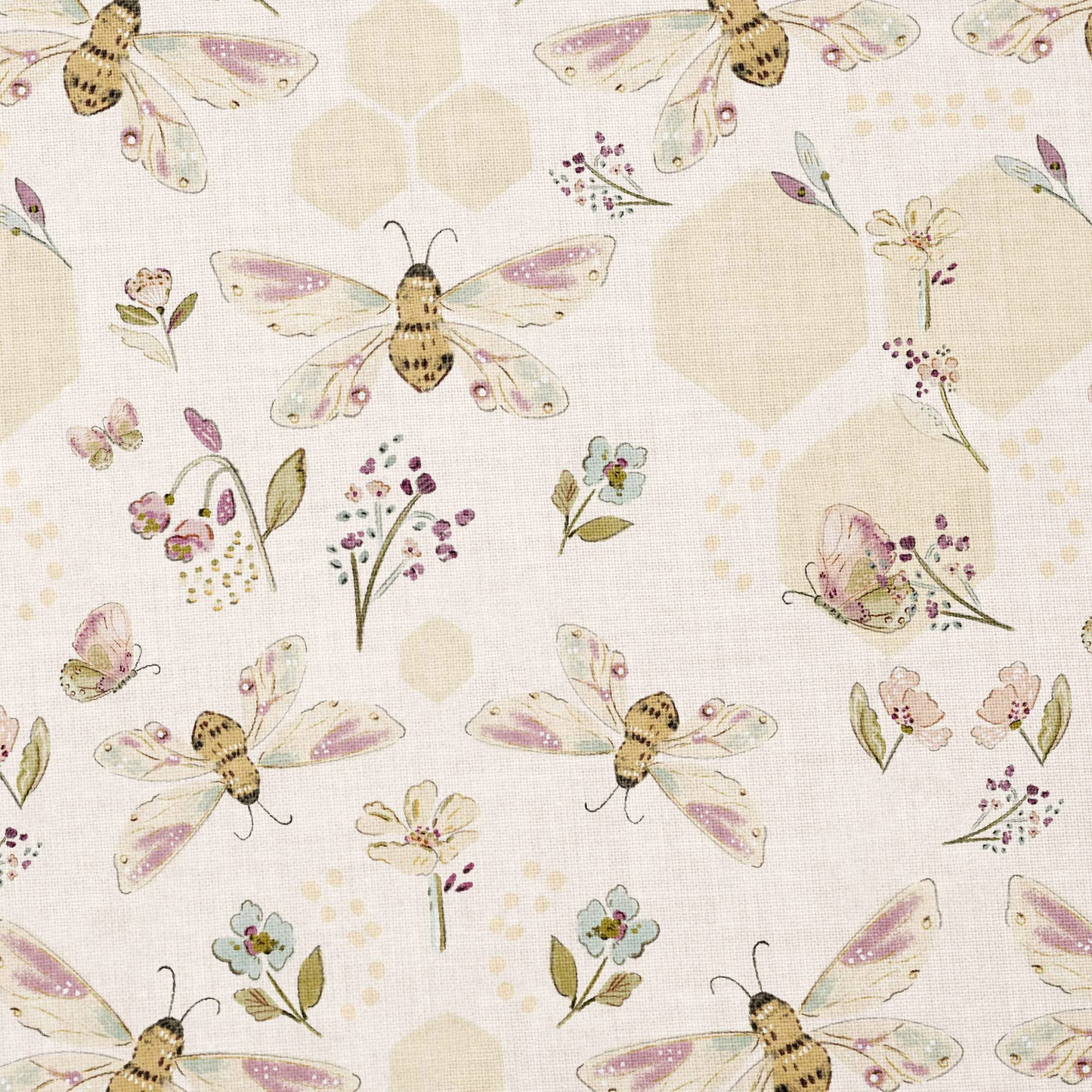 0.5m Baumwolle Honey card