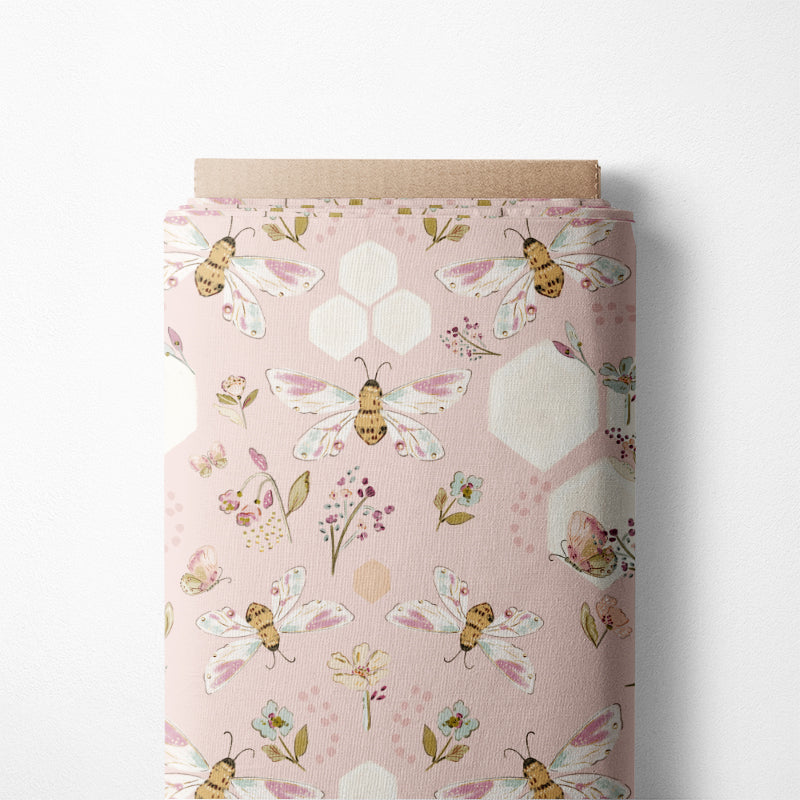 0.5m BIO French Terry Honey cotton
