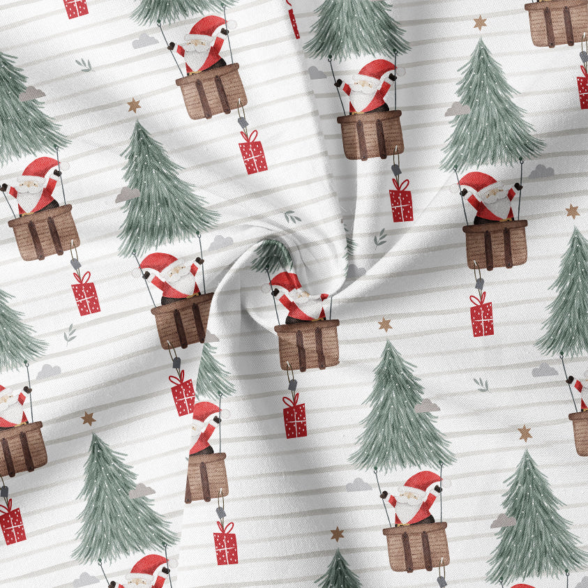 0.5m BIO French Terry Hover Santa  *STOFFÜBERSICHT*