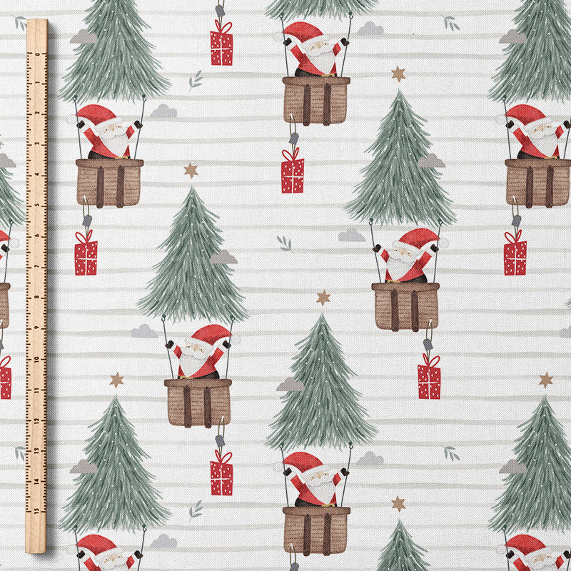 0.5m BIO French Terry Hover Santa  *STOFFÜBERSICHT*
