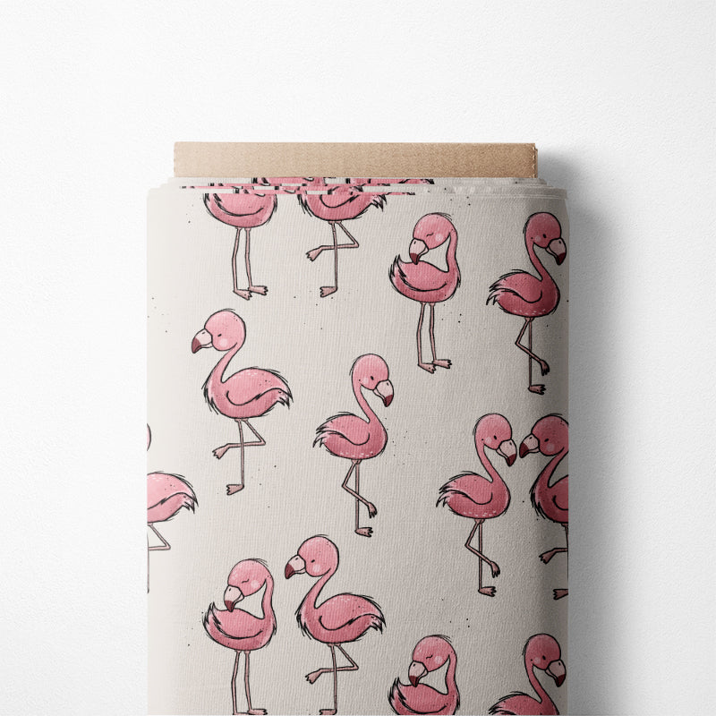 0.5m BIO French Terry Flamingooo *STOFFÜBERSICHT*