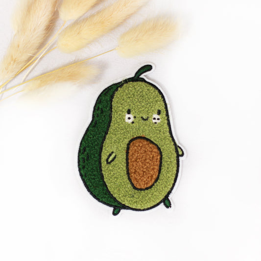 Chenille Patch: Avocado | 10x7cm