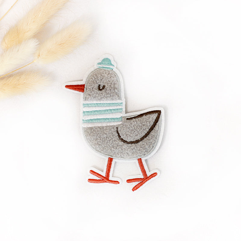 Chenille Patch: Seagull | 9x7cm