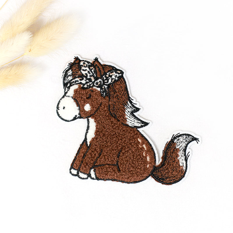 Chenille Patch: Ponyherz | 9x11cm