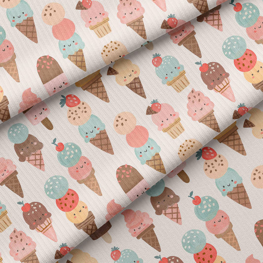 0.5m BIO Rippjersey Icecream summer