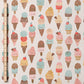 RESTSTÜCK 150cm Bademodestoff Icecream summer