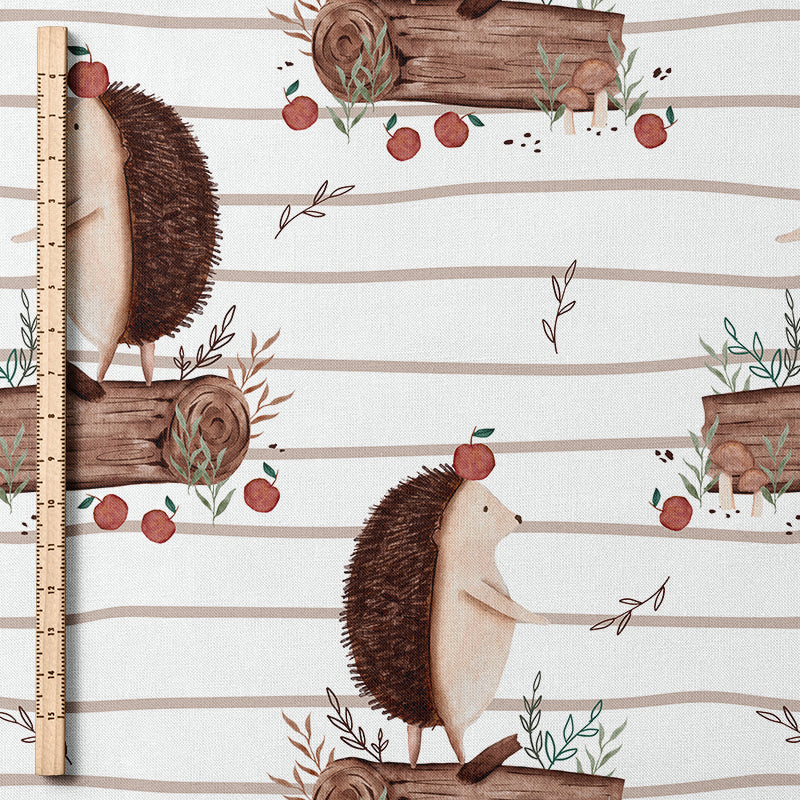 0.5m BIO French Terry Igelicious - Stripes *VORBESTELLUNG*