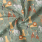 0.5m BIO French Terry Im Dschungel khaki *VORBESTELLUNG*