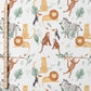 0.5m BIO French Terry Im Dschungel white *VORBESTELLUNG*