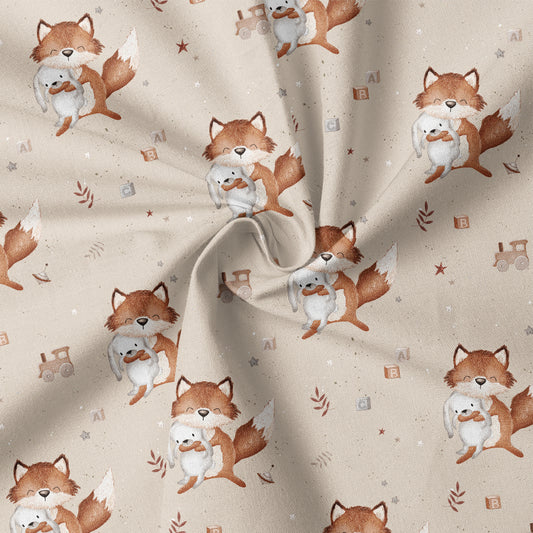0.5m Biojersey Fuchs und Hase