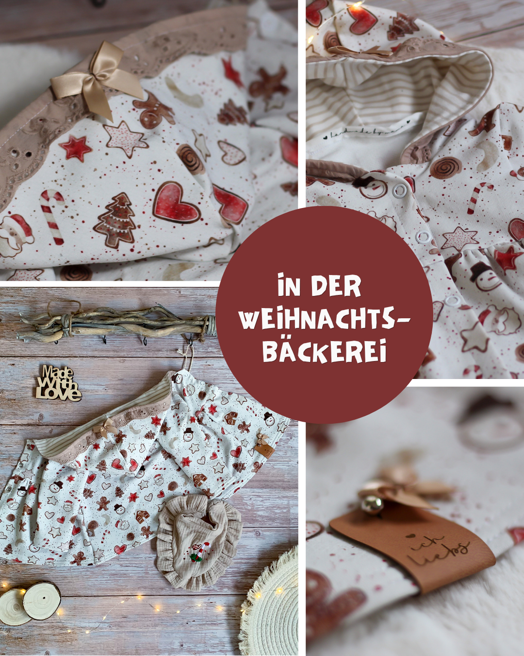0.5m BIO French Terry In der Weihnachtsbäckerei