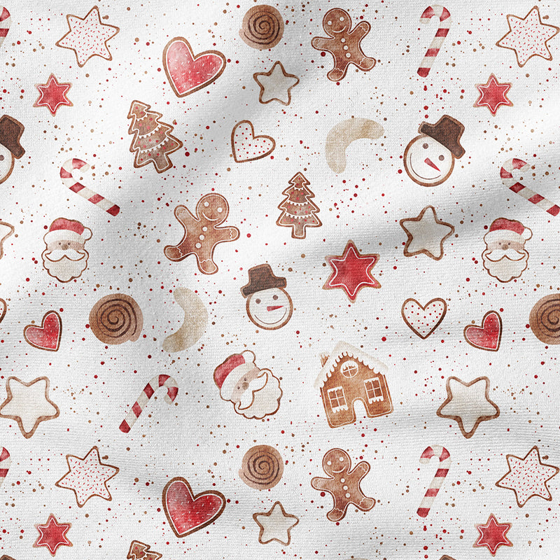 0.5m BIO French Terry In der Weihnachtsbäckerei
