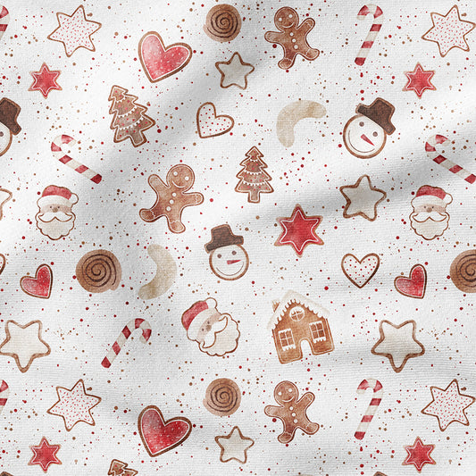 0.5m BIO French Terry In der Weihnachtsbäckerei