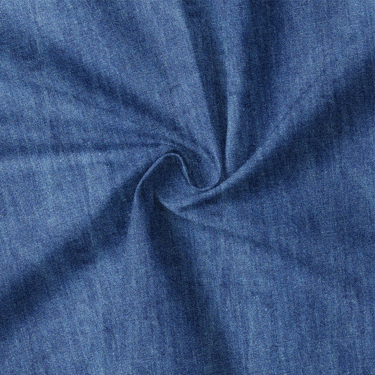 RESTSTÜCK 150cm Biojersey Jeanslook denim