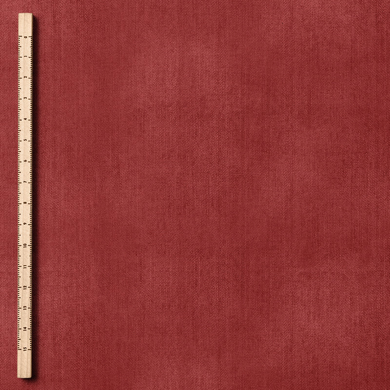 0.5m BIO French Terry Jeanslook weinrot