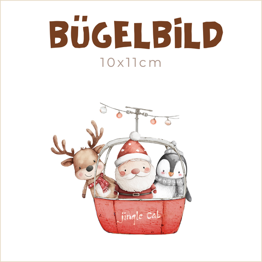 Bügelbild Jingle Cab | 10x11cm