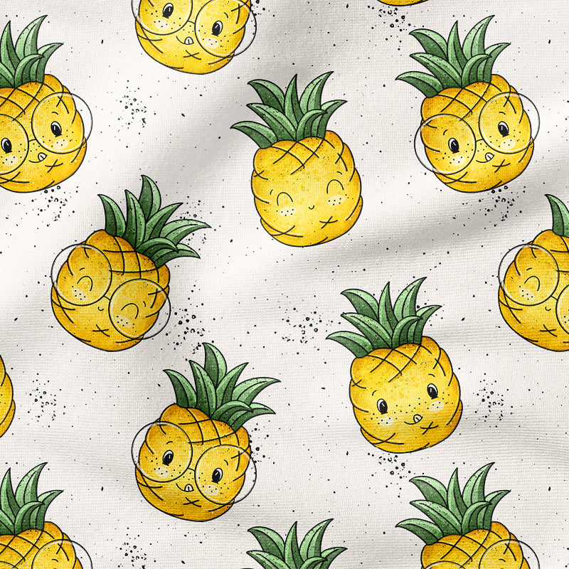 0.5m BIO French Terry Ananas *STOFFÜBERSICHT*