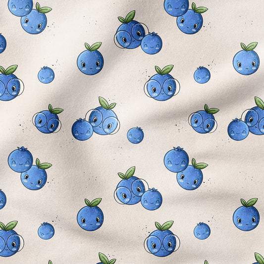 0.5m BIO French Terry Blaubeeren