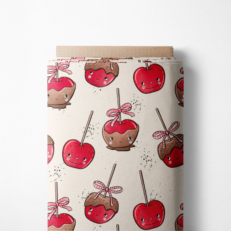 0.5m BIO French Terry Candy Apfel
